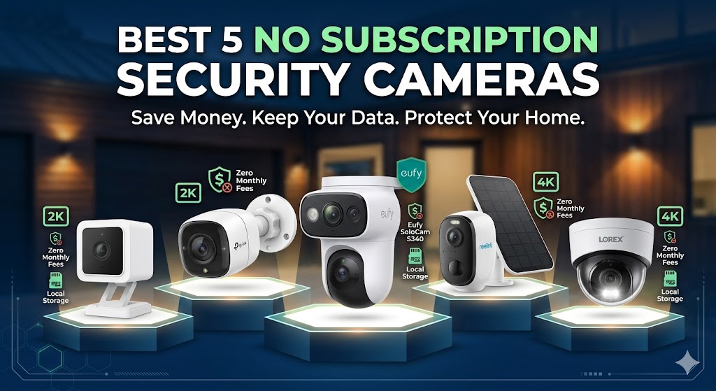5 Best Smart No Subscription Security Cameras