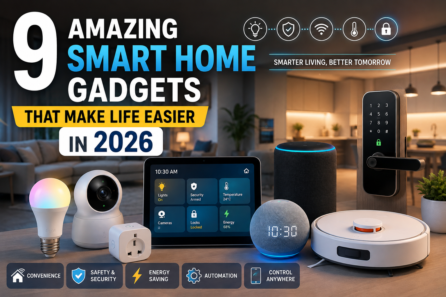 9 Amazing Smart Home Gadgets That Make Life Easier in 2026