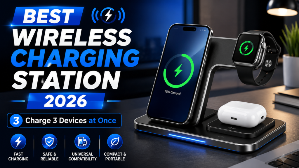 3-in-1 wireless charging station