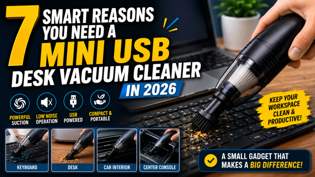 7 Smart Reasons You Need a Mini USB Desk Vacuum Cleaner in 2026