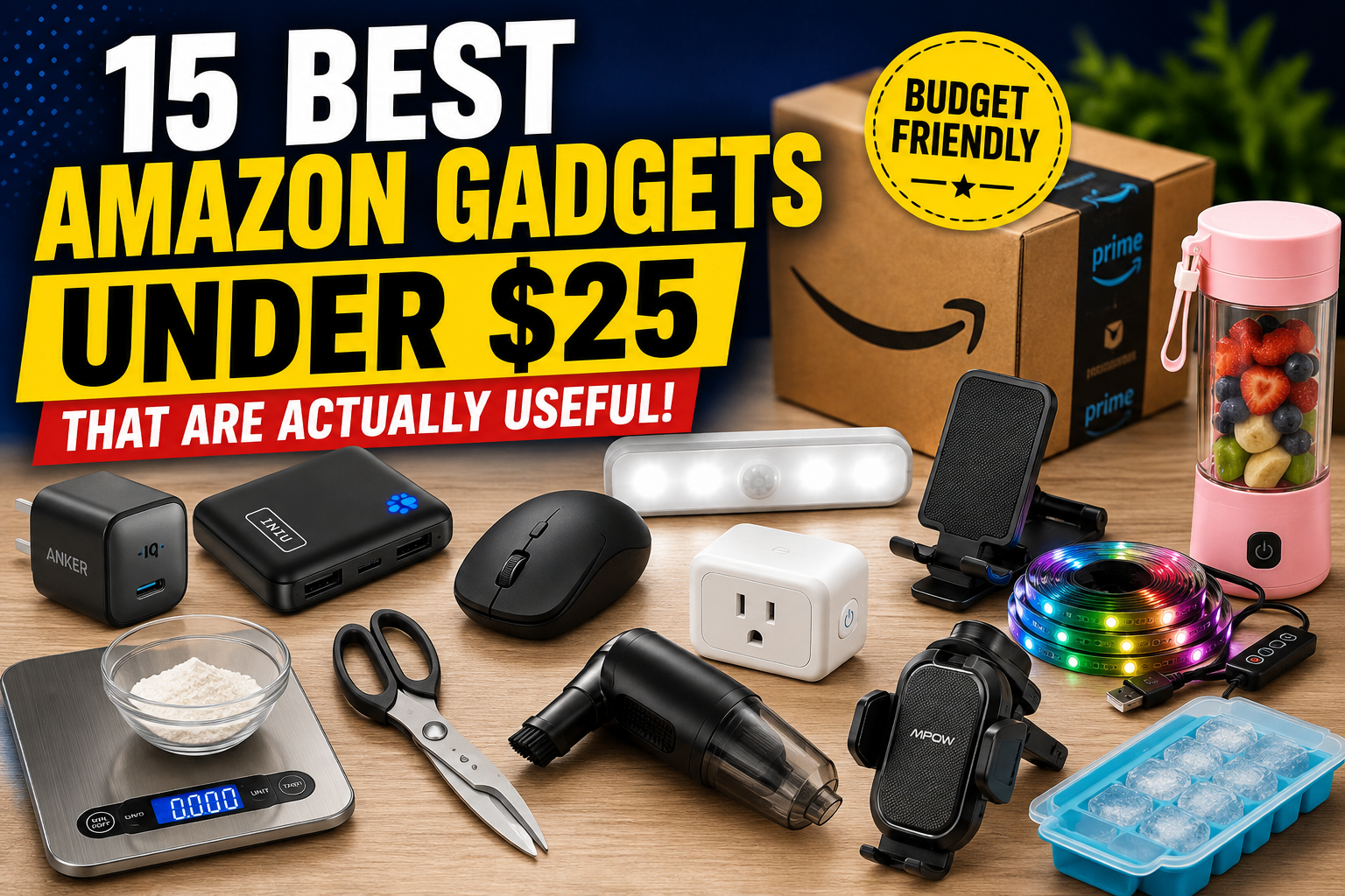 15 Best Amazon Gadgets Under $25 That Are Actually Useful (2026)